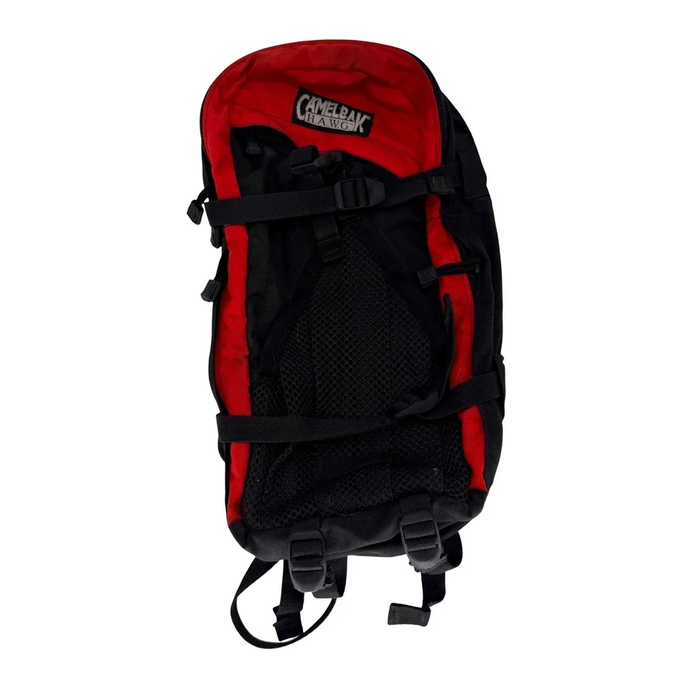 CamelBak HAWG Hydration Pack Backpack Black Red Hiking Cycling Outdoor Bag
